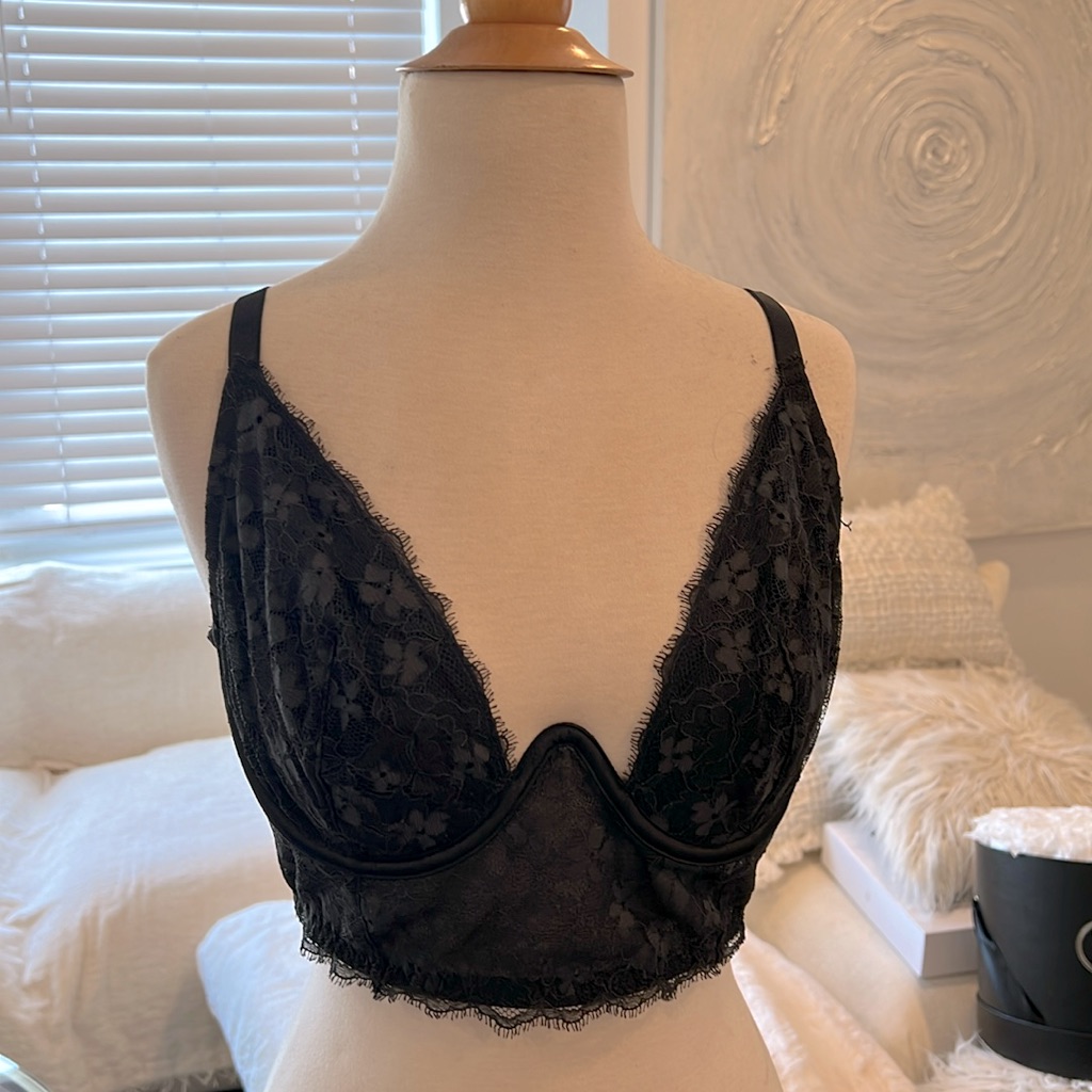 Victoria Secret Lace Bra Top Nwt Size 36dd